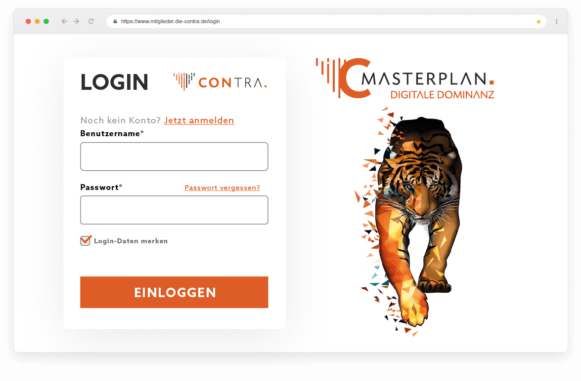 Masterplan Digitale Dominanz Login