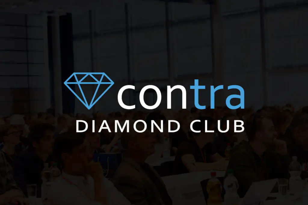 Contra Diamond Club Logo mit Hintergrund